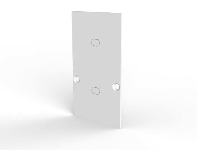 DESIGN LUCE DLU1110403000 ZER065 TESTATA 1 PZ BIANCO