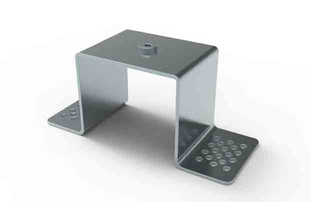DESIGN LUCE DLU1110500002 ZER065 STAFFA FISSAGGIO X CARTONGESSO