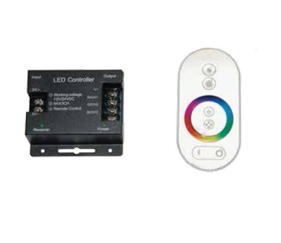 DESIGN LUCE - DLU9924010003 CONT TOUCH RGB S/CAVO 4A/LINEA MAX 432W