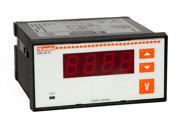 LOVATO LOVDMK00R1 VOLTMETRO DIGIT.1F 96X48MM+RELE PROG.