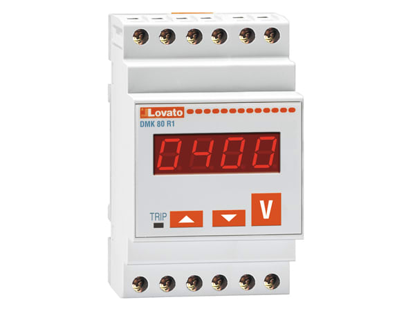 LOVATO LOVDMK80R1 VOLTM.DIG.1F 220-240VAC+RELE PROGR.