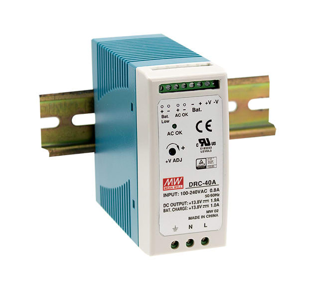 DIGIMAX SRL - DIXDRC-40A ALIMENTATORE DIN RAIL SICUREZZA UPS 40W