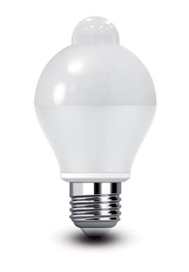 DURALAMP SPA - DRLA6006N-PIR DECO LED A60 PIR SENSOR 6W E27 4000K