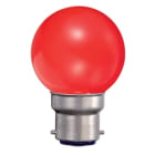 DURALAMP SPA - DRLL140PR-B22 PING BALL B22 ROSSA 0,5W