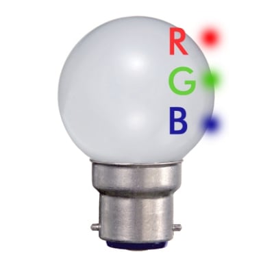 DURALAMP SPA DRLL140PRGB-B22 PING BALL B22 RGB 0,5W