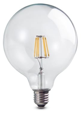 DURALAMP SPA - DRLLFG1257 FILAMENTO GLOBO 7W E27 G125 2700K TRASP