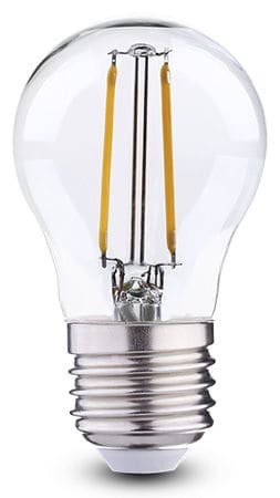 DURALAMP SPA - DRLLFG453W FILAMENTO LED SFERA 2,5W E27 2700K TRAS