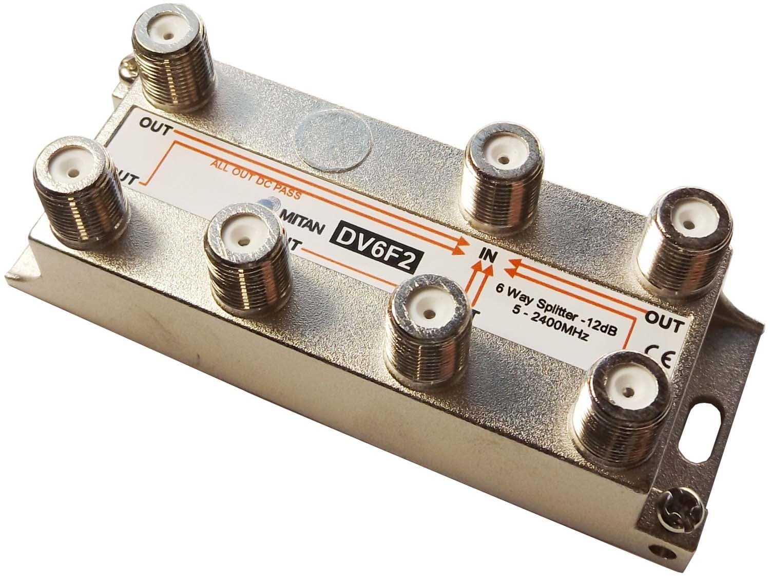 MITAN S.R.L. - MITMDV6F2 DV6F2 DIV 6OUT -12DB F VERTICAL