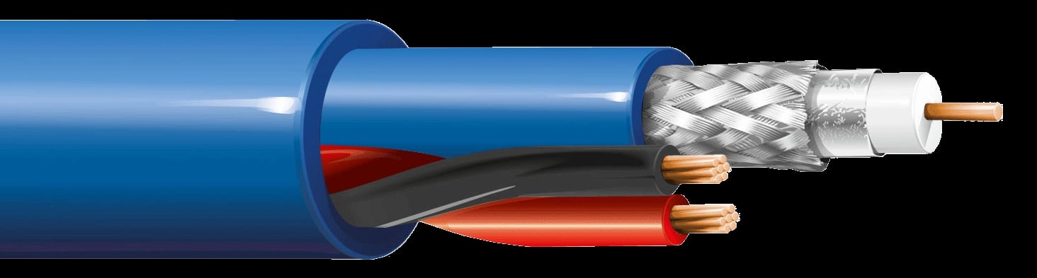 ITC INDUSTRIA TECNIC - ITCDS40PBHB500 VIDEOHD COAX DS40+2X1,50 BLU LSZH B.500