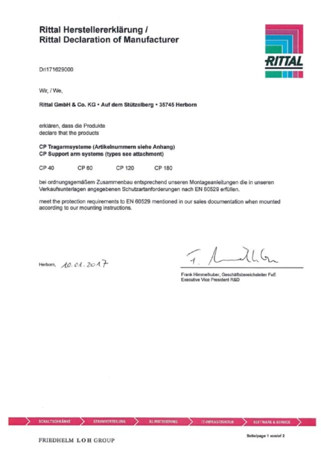 RITTAL SPA - RIT6212100 CP 120 PROFILO CHIUSO L=1000 MM