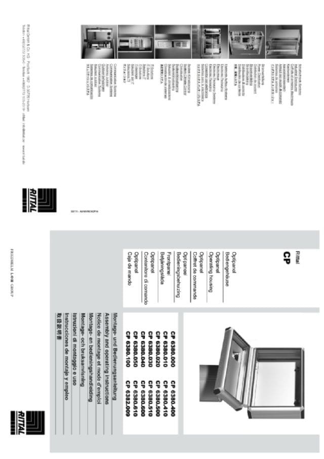 RITTAL SPA - RIT6380610 CP OPTIPANEL 520X600X150