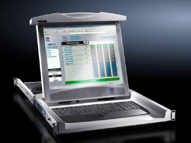 RITTAL SPA RIT9055412 MTE MONITOR 17 RAL 9005 / INGLESE