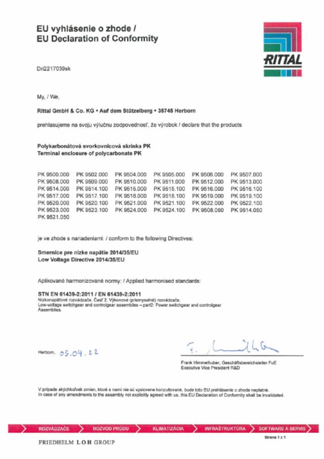 RITTAL SPA - RIT9524000 PK CONTENITORI DI DERIVAZIONE 360X254X16
