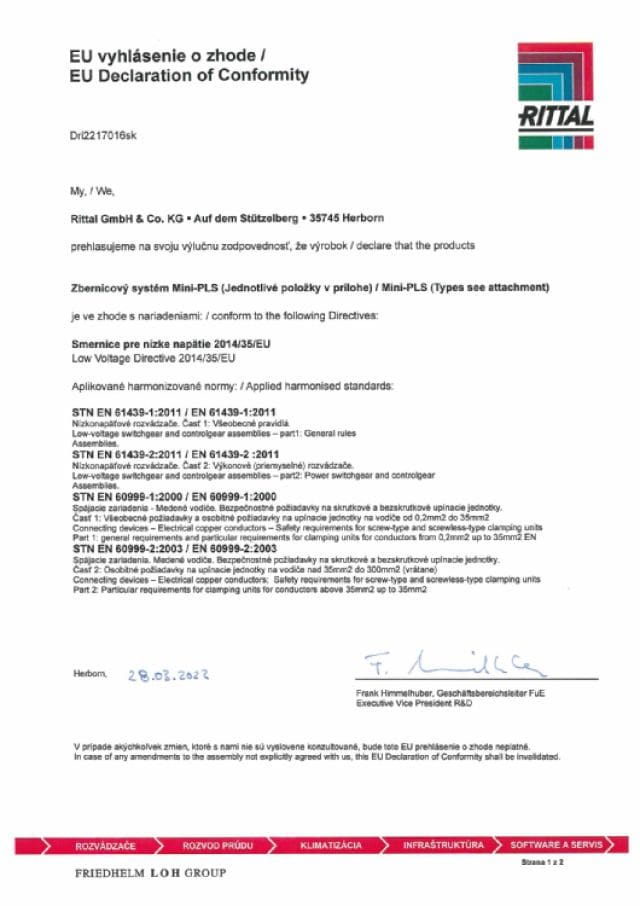 RITTAL SPA - RIT9600000 SV SUPP.PLS TRIPOLARE 250A - 4PZ