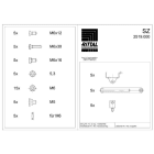 RITTAL SPA - RIT2519000 SZ 5 ARRESTI PORTA APERTA