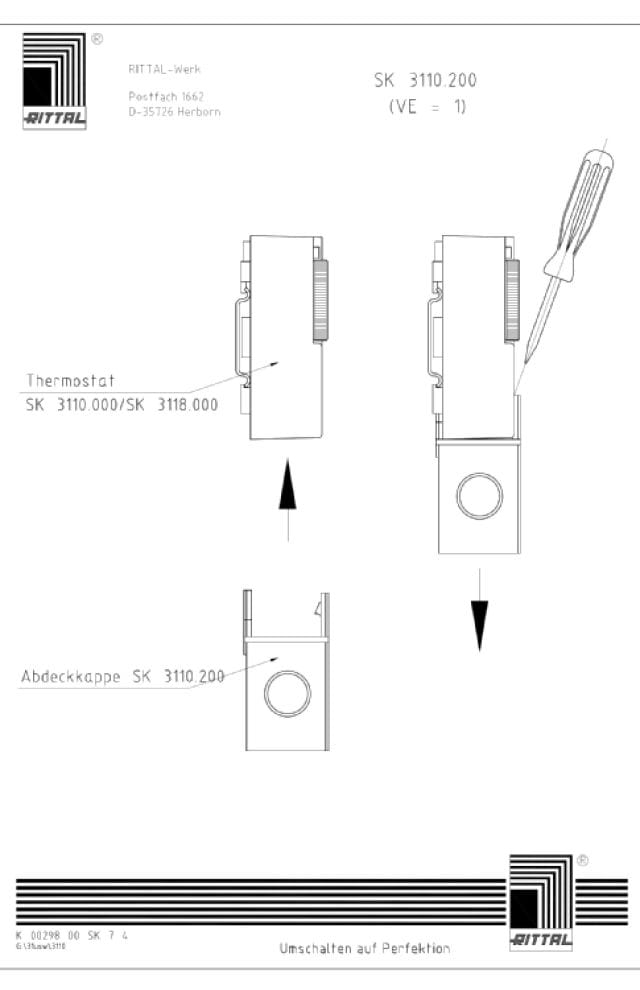 RITTAL SPA RIT3110200 SK ADATT.AD INNESTO X TERMOST.