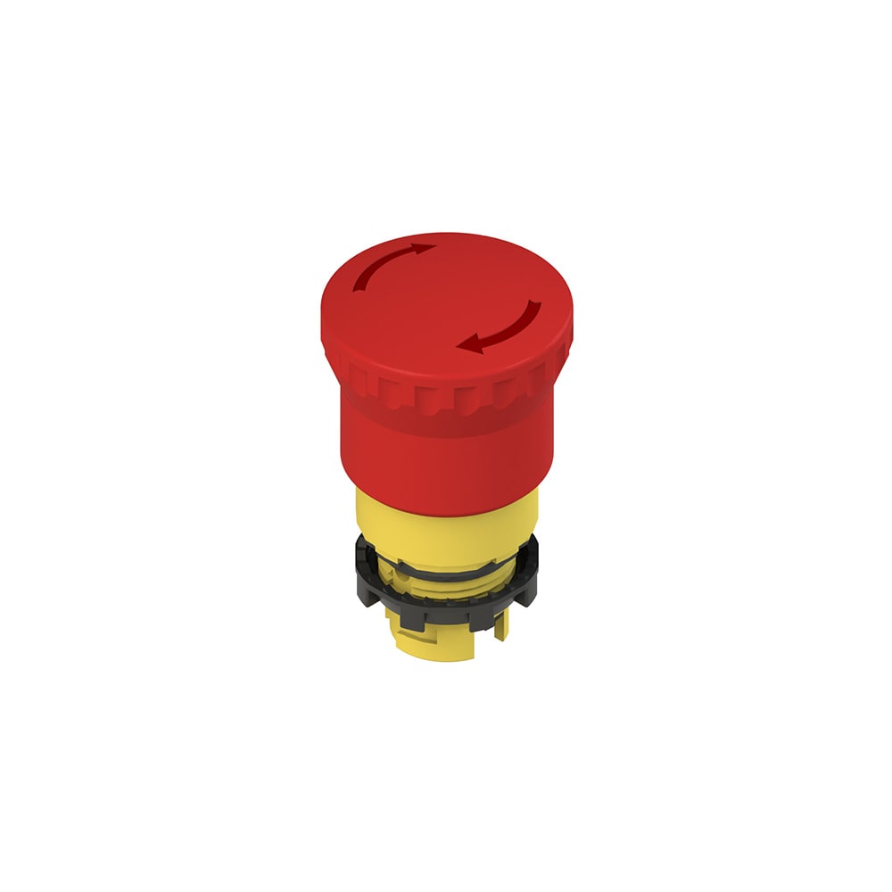 PIZZATO ELETTRICA S. - PZZE2 1PERZ4531-T6 PULSANTE D EMERGENZA CON SBLOCCO A ROTAZ