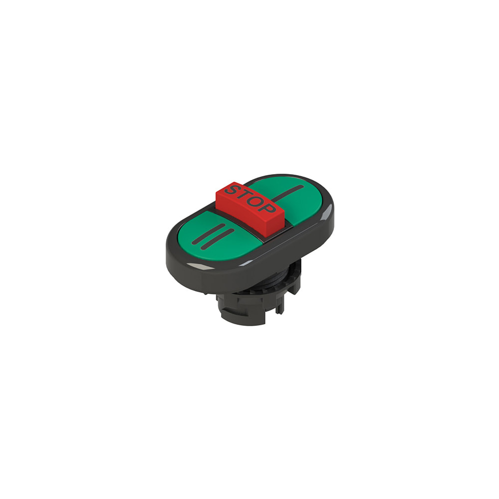PIZZATO ELETTRICA PZZE2 1PTRS1AAAY PULSANTE TRIPLO INFERIORE RASATO CON MAR