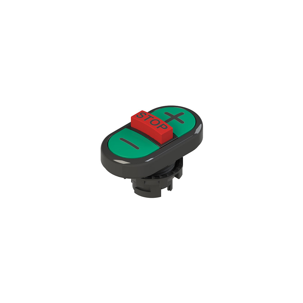 PIZZATO ELETTRICA PZZE2 1PTRS1AABB PULSANTE TRIPLO INFERIORE RASATO CON MAR