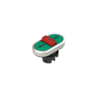 PIZZATO ELETTRICA - PZZE2 1PTRS9AABA PULSANTE TRIPLO INFERIORE RASATO CON MAR