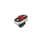 PIZZATO ELETTRICA - PZZE2 1PTRS9AABF PULSANTE TRIPLO INFERIORE RASATO CON MAR