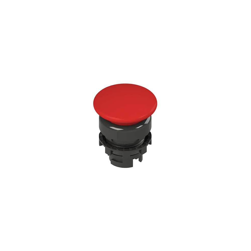 PIZZATO ELETTRICA PZZE2 1PU2F3410 PULSANTE AD IMPULSO A FUNGO ROSSO
