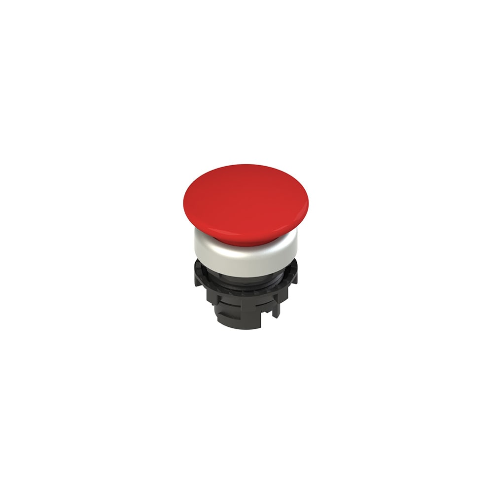 PIZZATO ELETTRICA PZZE2 1PU2F3490 PULSANTE AD IMPULSO A FUNGO ROSSO