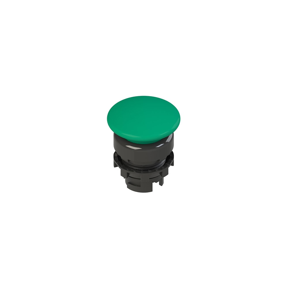 PIZZATO ELETTRICA S. - PZZE2 1PU2F4410 PULSANTE AD IMPULSO A FUNGO VERDE