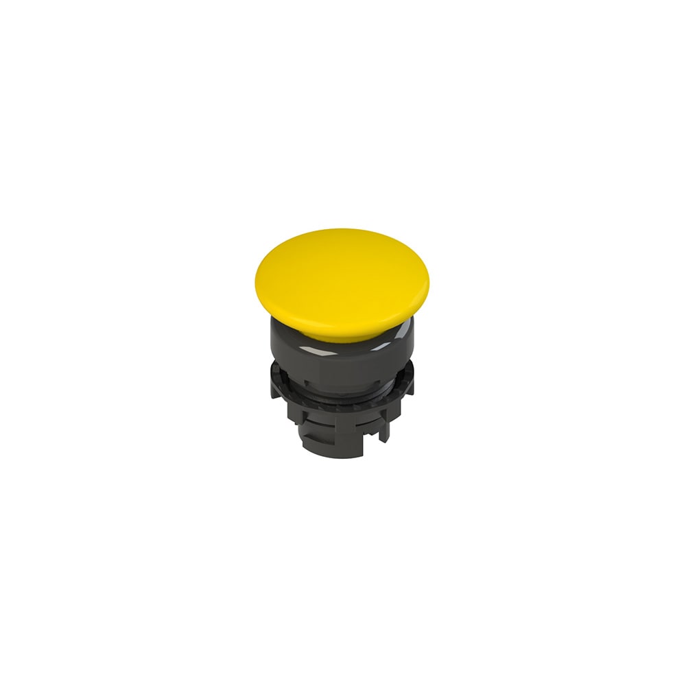 PIZZATO ELETTRICA PZZE2 1PU2F5410 PULSANTE AD IMPULSO A FUNGO GIALLO