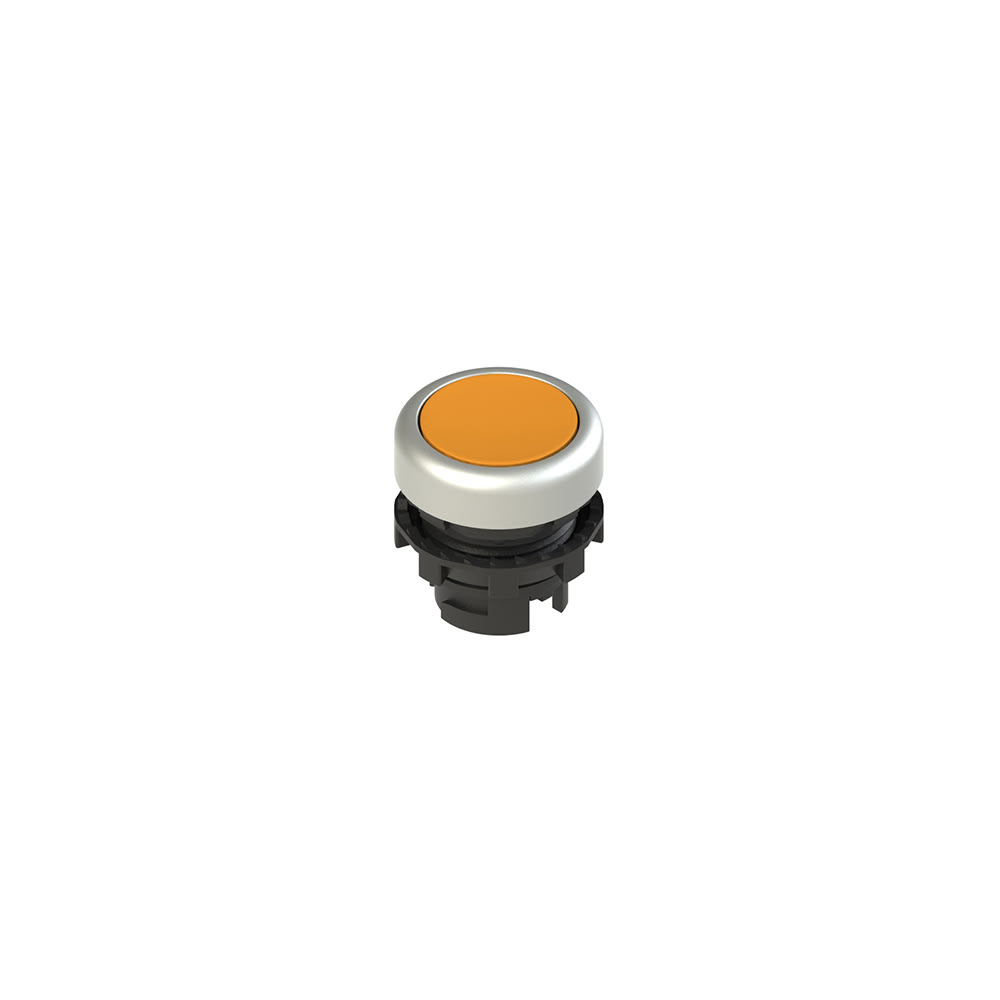 PIZZATO ELETTRICA S. - PZZE2 1PU2R8290 PULSANTE AD IMPULSO RASATO ARANCIO