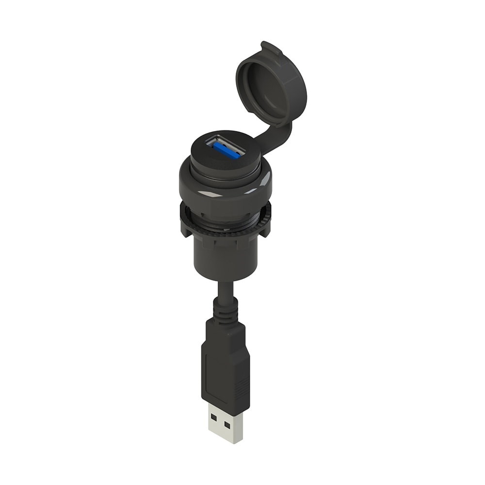 PIZZATO ELETTRICA S. - PZZE2 1USB1AN3 PRESA USB 3.0 SERIE EROUND