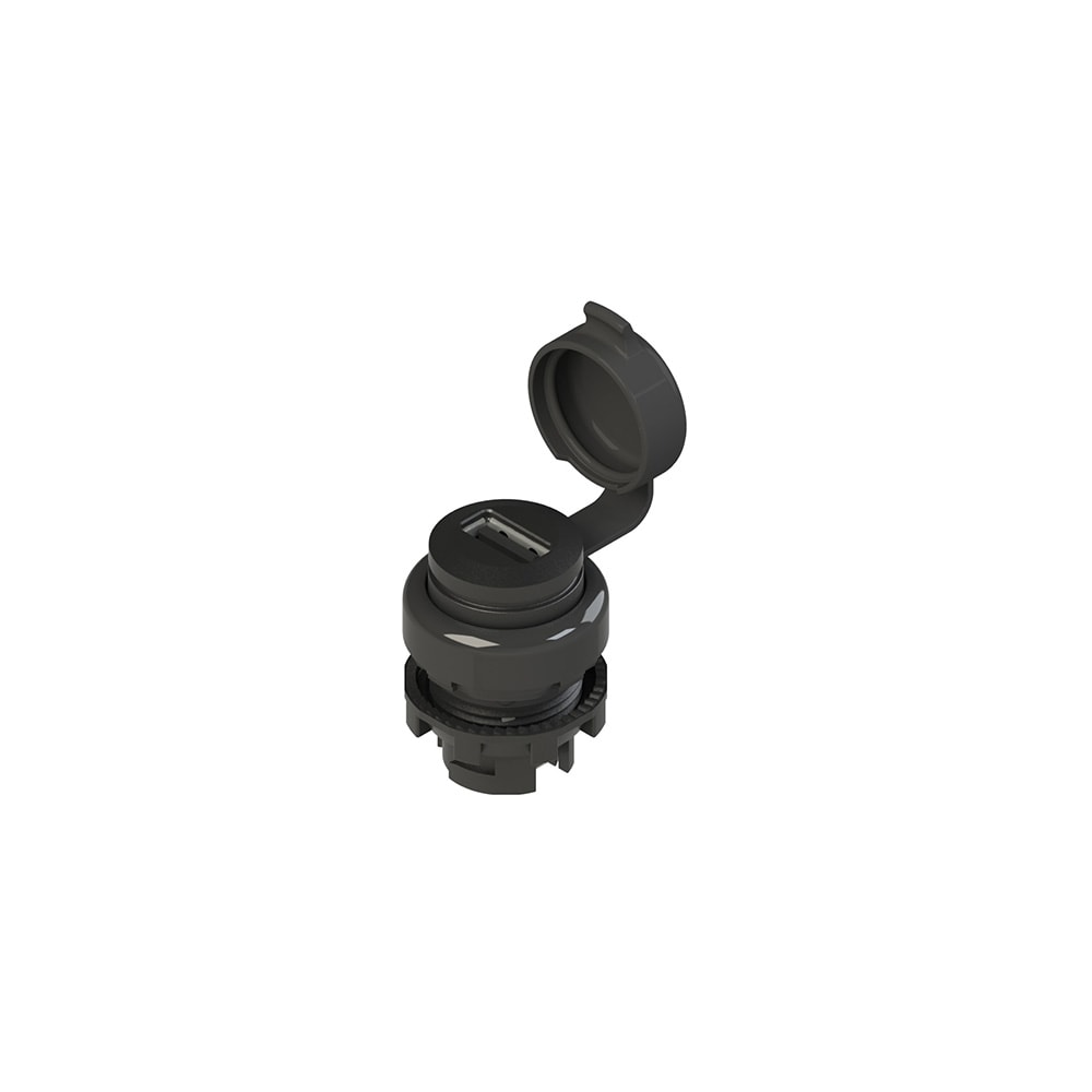 PIZZATO ELETTRICA S. - PZZE2 1USB1CAK PRESA USB 2.0 SERIE EROUND