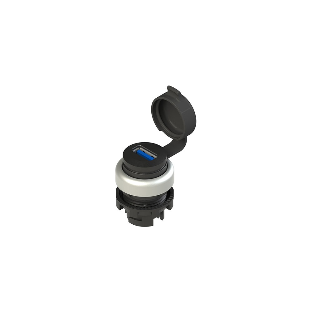 PIZZATO ELETTRICA S. - PZZE2 1USB9AAK PRESA USB 3.0 SERIE EROUND