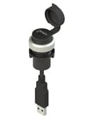 PIZZATO ELETTRICA S. - PZZE2 4USB9CN1.8 PRESA USB 2.0 SERIE EROUND