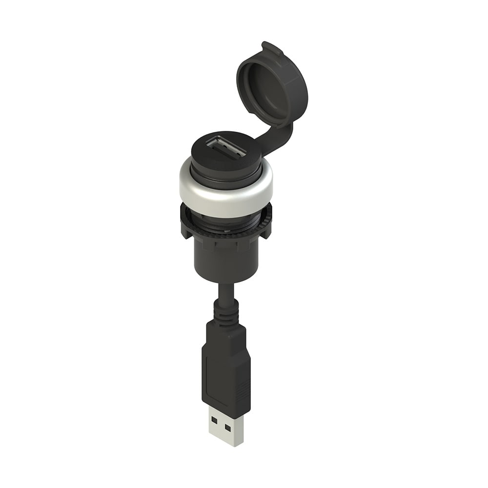 PIZZATO ELETTRICA S. - PZZE2 1USB9CN5 PRESA USB 2.0 SERIE EROUND