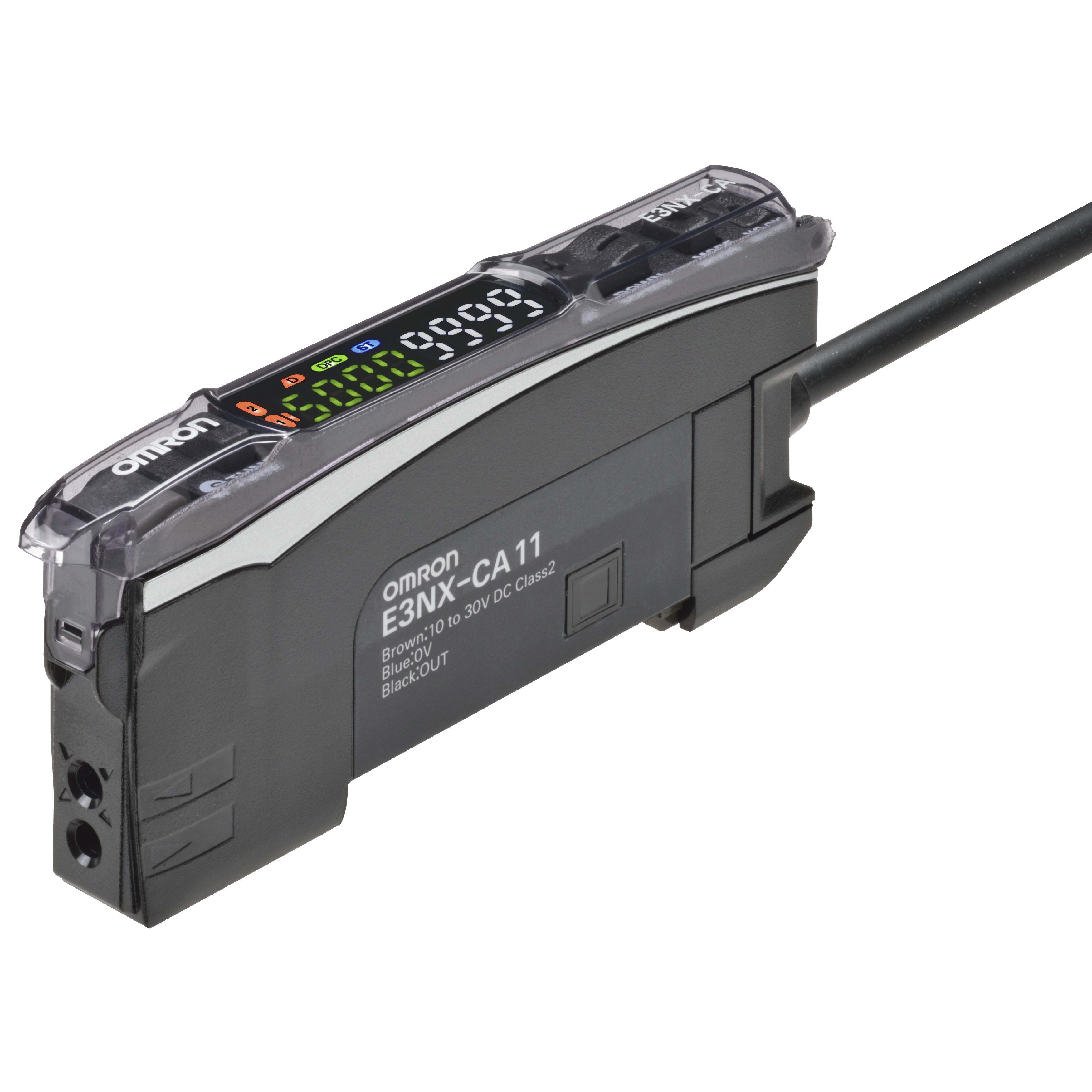 OMRON OMRE3NXCA412M SENSORE- AMPLI FIBRE COLORE. PNP. CAVO 2