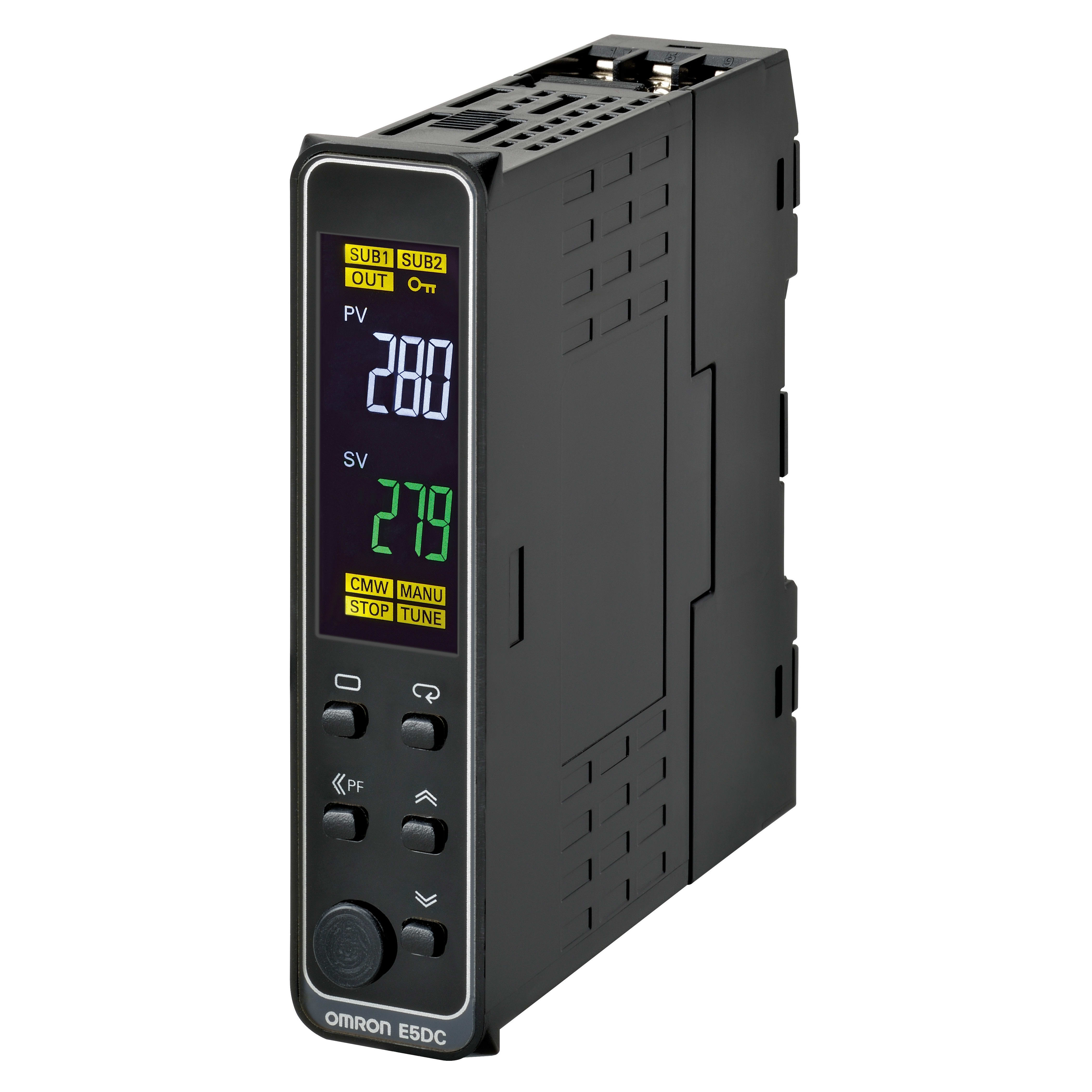 OMRON - OMRE5DCQX2DSM000 TERMOREGOLA-GUIDA DIN,INGR.UNIV,USCITALO
