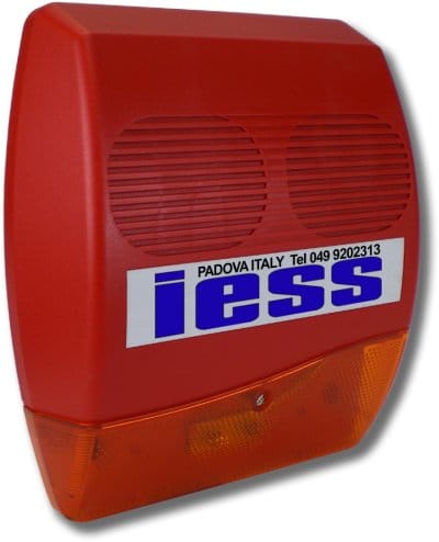 IESS SRL EAASA100/24 SIRENA ANTINCENDIO DA ESTERNO CERTIFICAT