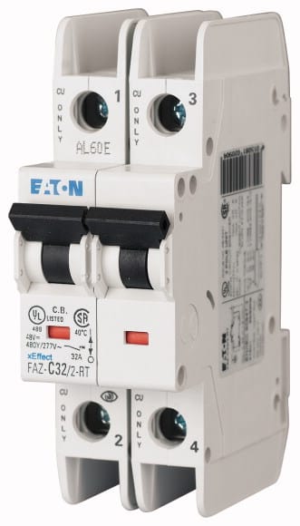 EATON MANIFACTURING - EAO102204 FAZ-C6/2-RT INT.AUT. UL/CSA 2P 6A C 10KA