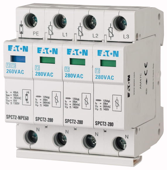 EATON EAO167620 SPCT2-280-3+NPE SC. ESTR. CL.C/II 280V 3