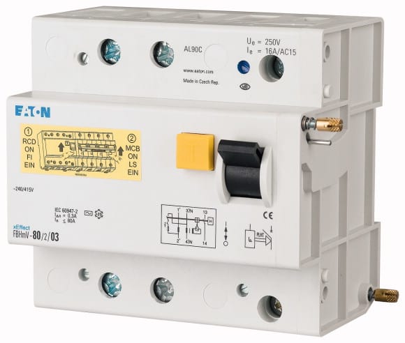 EATON EAO170262 FBHMV-125/2/05-A BLOCCO DIF 125A 2P 05-A