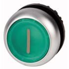EATON - EAO216938 M22-DL-G-X1 PULS. LUM. PIATTO, IMP.,VERD