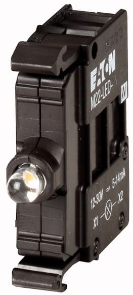 EATON MANIFACTURING - EAO216558 M22-LED-R LED 18-30 V AC/DC ROSSO FRONT.
