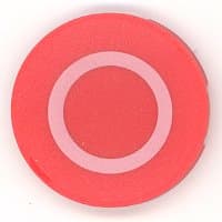 EATON MANIFACTURING - EAO218153 M22-XD-R-X0 CALOTTA PULS PIATTO ROSSO O