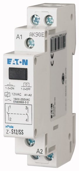 EATON MANIFACTURING - EAO265278 Z-S12/SS RELE PASSO-PASSO 12V AC 2NA