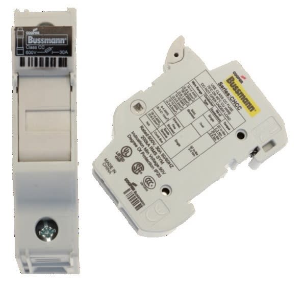 EATON MANIFACTURING - EAOCHCC1DU CHCC1DU BASE PER 10X38, 30A, 600VAC/DC,