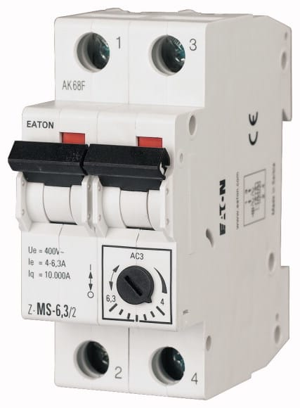 EATON EAO248393 Z-MS-1,0/2 SALVAMOTORE 2POLI 0,63-1,00A