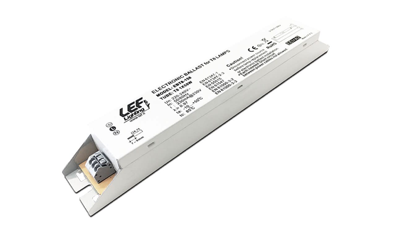 L.E.F. SRL - LEFEBT8-236 ALIMENTATORE ELETTRONICO PER LAMPADE FLUORESCENTI 2X36W T8 (G13)