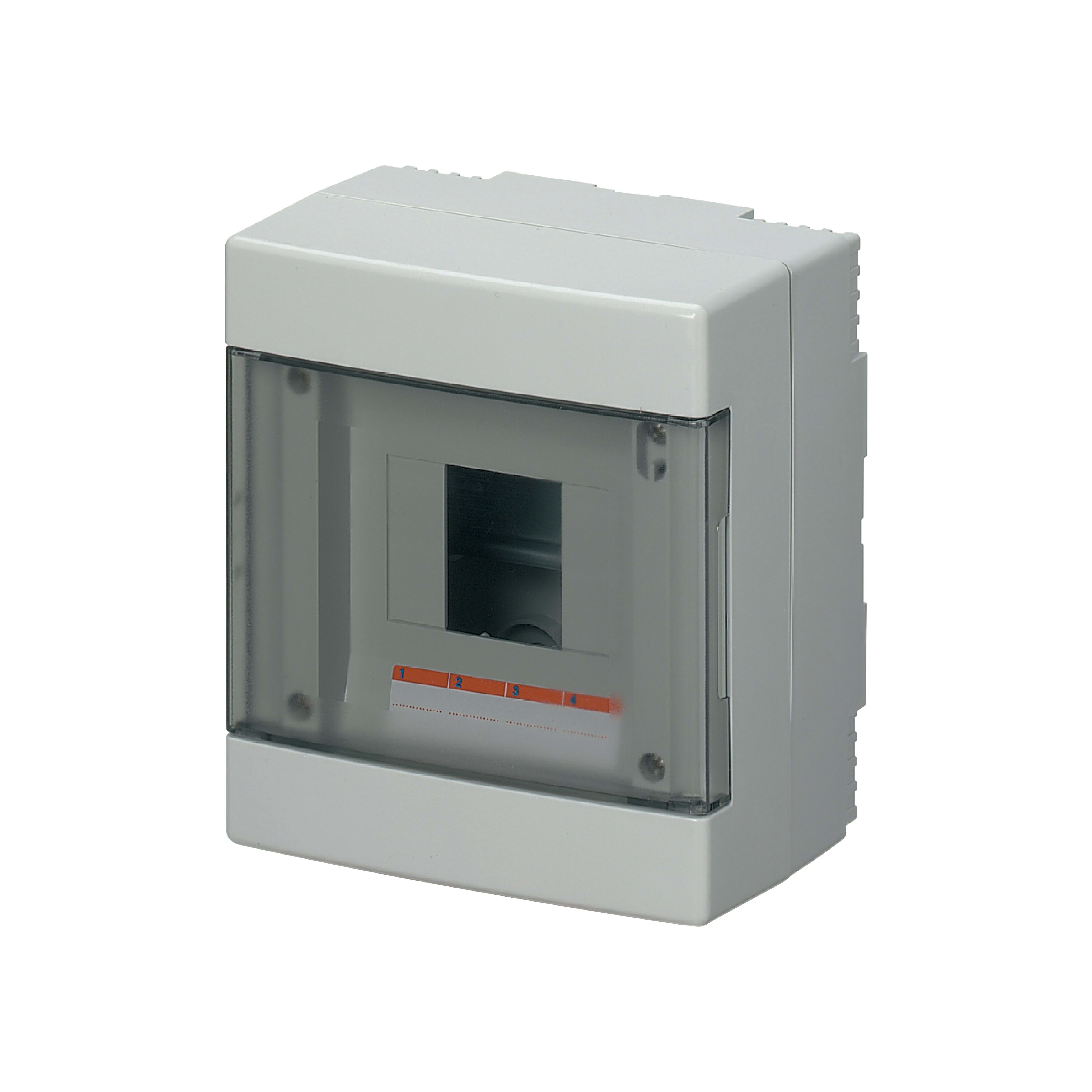 ELETTROCANALI SRL ETNEC60004 CENTR.PARETE IP40 PORTELLA TRASP.4 MODUL