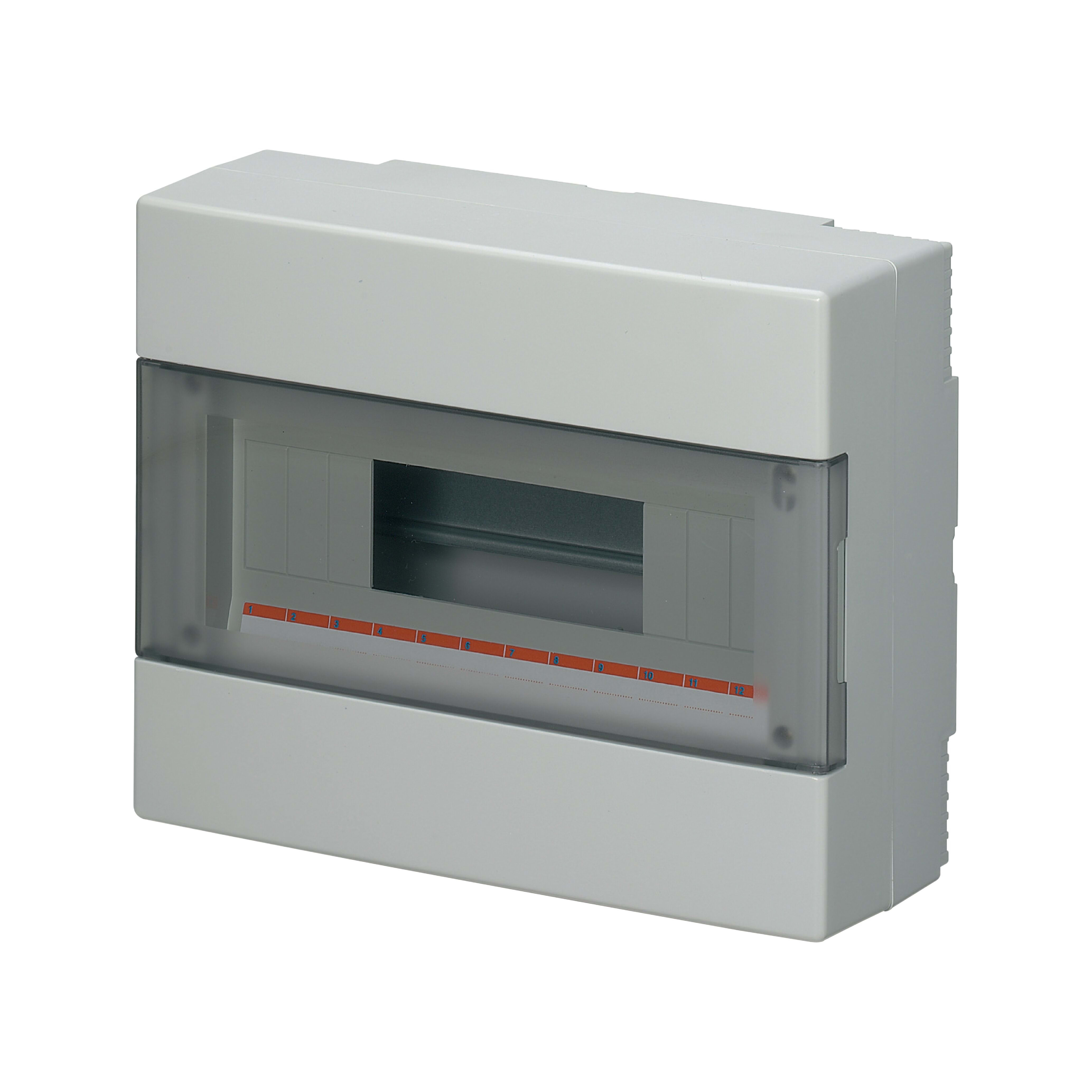 ELETTROCANALI SRL ETNEC60012 CENTR.PARETE IP40 PORTELLA TRASP.12 MODU